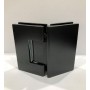 Matte Black Diamond Shape Shower Screen Hinge H20-B